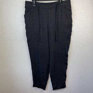 NWT Maurice’s Black and Gray Pinstripe Pants Size XL